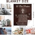 thumbnail image 5 of Pastor Appreciation Gifts, Pastor Blanket 60"x50", Pastor Gifts for Men, Thanksgiving Gifts for Pastor, Gifts For Pastor, Gifts for Pastor Appreciation, Pastor Gift Ideas For Birthday Christmas, 5 of 6