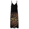 thumbnail image 6 of Calligraphy of A Persian Poem Sleeveless Dress Dresses Women Summer Women's Summer Clothing, 6 of 9