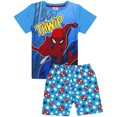 thumbnail image 1 of Marvel Boys Blue Short Sleeve Short Leg Pyjama Set, 1 of 5