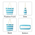 thumbnail image 6 of MUSOIE Beach Bags for Women Large Waterproof Sandproof Tote Bag Zipper Swim Pool Beach Bag, 6 of 7