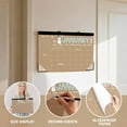 thumbnail image 4 of Large Desk Calendar 2026–2027, 18-Month Desktop Calendar (Jan 2026–Jun 2027), Kraft Style Planner for Home Office, Monthly Organizer for Scheduling & Productivity, Minimalist Desk Pad Calendar, 4 of 5
