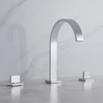 thumbnail image 1 of 3 Hole Basin Mixer Tap Brass Double Handle 3 Hole Basin Taps Chrome, 1 of 2