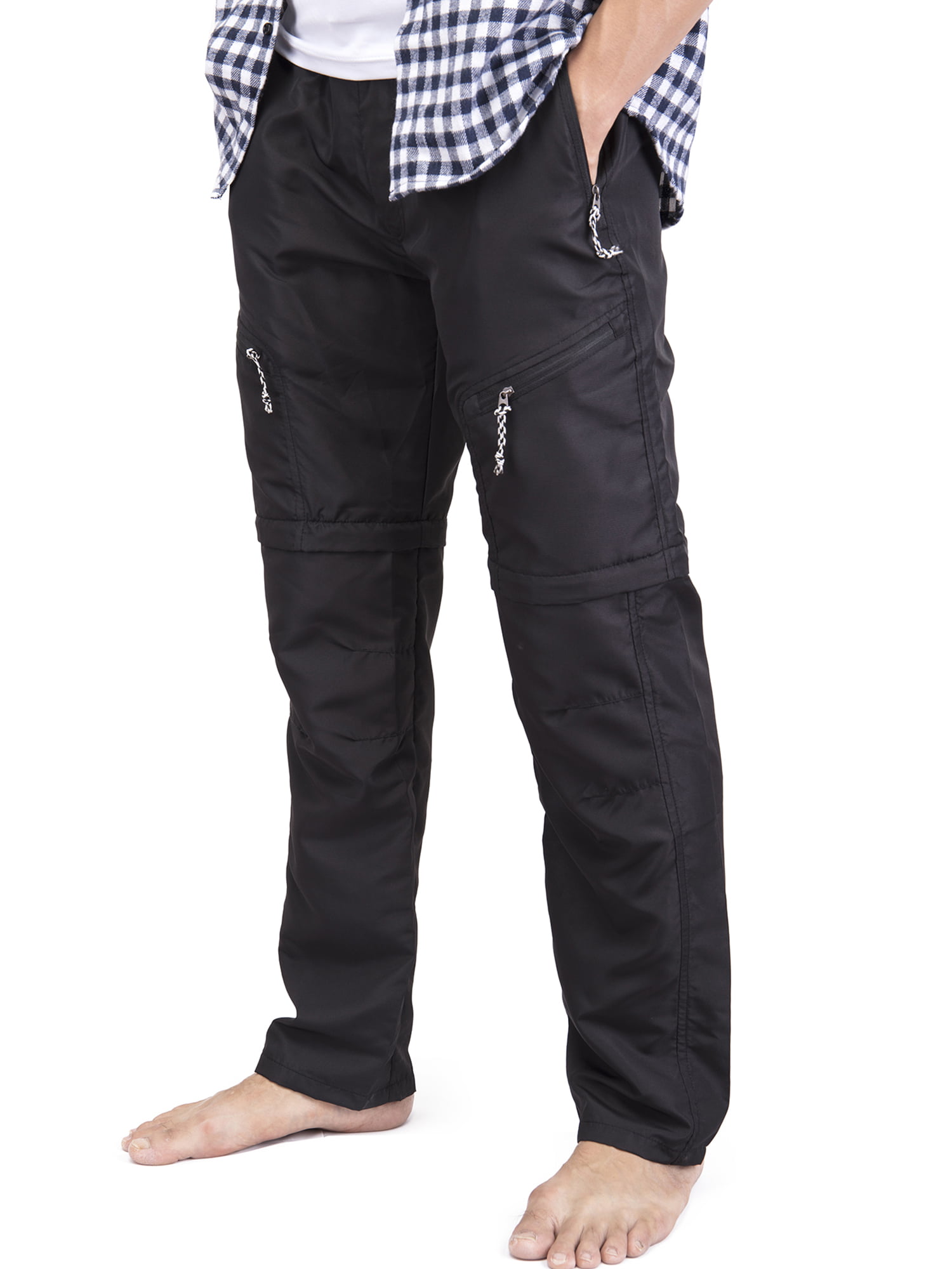 Men's Outdoor Pants Long Trousers Straight Cotton Multi-pocket Cargo Casual New 
