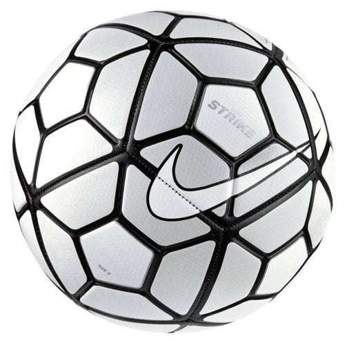 estoy feliz Esperar algo Elaborar Nike Strike Soccer Ball, Size 5, Black and White - Walmart.com