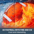 thumbnail image 4 of Football Comforter Twin(66x90lnch), 2 Pieces(1 Football Comforter and 1 Pillowcase) 3D Sport Football Comforter Set Micr, 4 of 5