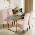thumbnail image 4 of TACILIP Room Decor, Velvet Stretch Chair Cover Large Slant High Back Chair Cover Solid Color Home Hotel Dining Chair Cover Allin One All Inclusive Dirtproof, Gifts for Him, 4 of 6