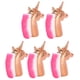 thumbnail image 5 of 5 uds. Cepillo para quitar el polvo de uñas a la moda, cepillo portátil para polvo de uñas, herramienta de manicura (rosa oscuro, blanco), 5 of 14