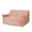 Pink, variant on Noble House Pickerel Velveteen Bean Bag Chair, Pink