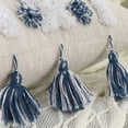 thumbnail image 3 of Woven Tufted Throw Pillow Cover, Boho Throw Pillow Case with Tassels Chenille Cushion Cover, 3 of 6