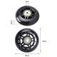 thumbnail image 2 of Paquete de 16 Ruedas de Patines en Línea, Ruedas de Patines para Interiores / Exteriores, Ruedas de Repuesto para Patines con Rodamiento de 64 mm, 2 of 5