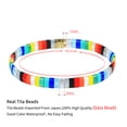 thumbnail image 3 of KELITCH Women Stretch Bracelets Delicate Multi-color Tila Miyuki Beads Bracelets Women Handmade Personalized Bracelets, 3 of 5