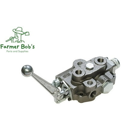Prince Hydraulic Control Valve - Cross Hydraulic Valve 3 Position 4 Way Single Spool Close Center NO Relief Valve Farmer Bob's Parts 100600