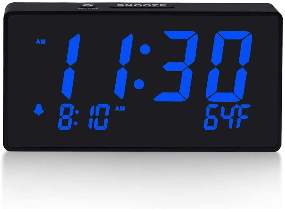 Digital Alarm Clock with Simple Operation, Adjustable Alarm Volume