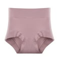 thumbnail image 3 of Women's High Waisted Plus Size Solid Color Belly Lift Panties Women Panties Thongs Pack Womens Underwear High Waist Woman Panties Pack No Show Concealers Mesh Panties Postpartum Bikini Panties for, 3 of 3