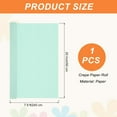 thumbnail image 2 of Uxcell Crepe Paper, 7.9ft Long 20 Inch Wide Light Blue Crepe Paper Roll, 2 of 7