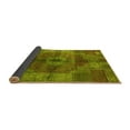 thumbnail image 2 of Ahgly Company Indoor Square Oriental Yellow Industrial Area Rugs, 5' Square, 2 of 4
