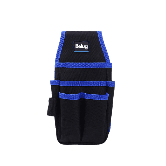 Bolsa Porta Herramientas Profesional Para Electricistas Belug Negro, Azul