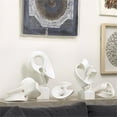 thumbnail image 6 of 14.5" White Decorative Amorphous Object Large Table, 6 of 9