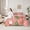Brown Pink Green, variant on Manfei Cute Santa Claus Twin Bedding Sets 7pcs for Boys Girls, Happy New Year Bedding Comforter Set, Red Christmas Sheet Sets, Super Cozy Room Decor