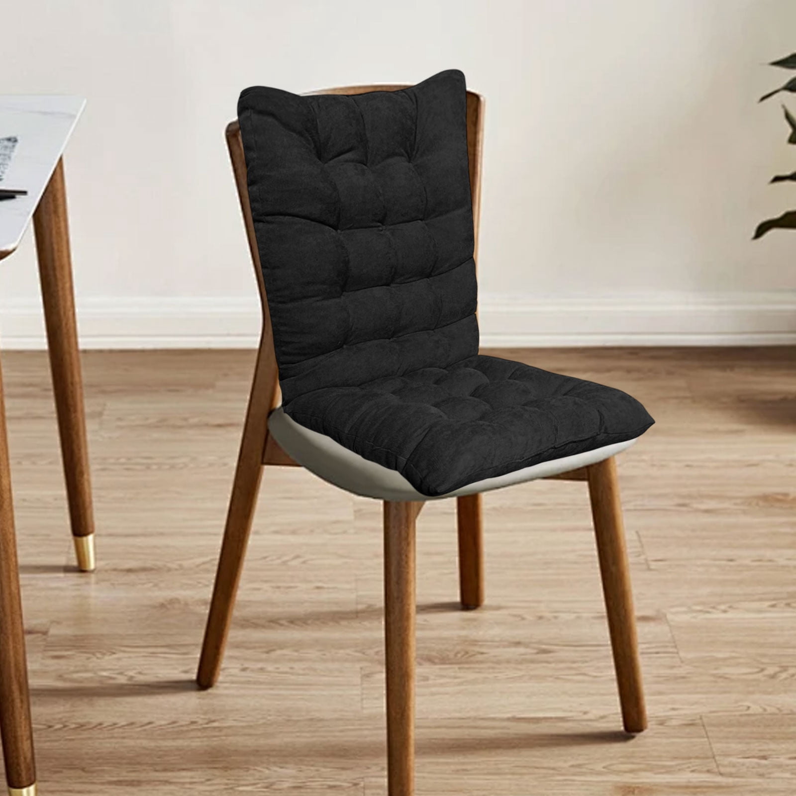 HongMinWen High Back Chair Seat Cushion, Dining, Office Chair Pads with Ties Thickened One-Piece Rocking Chair Cushion, Indoor/Outdoor Furniture Patio Chair Cushion
