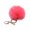 Antique Silver, variant on 8cm Colorful Faux Rabbit Fur Ball Keychain - Women's Cute Plush Charm with Gemstone for Phone and Handbag