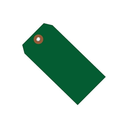 UPC: 0848109036717 | Box Partners Plastic Shipping Tags 4 3/4 x 2 3/8 Green 100/Case G26054