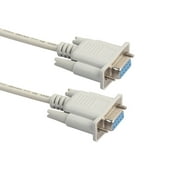 axGear Null Modem Cable Female to Female DB9 RS232 Serial F-F Wire