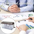 thumbnail image 3 of Teissuly Portable Shredder, A4 Paper Shredder School Home Manual Receipts Office Cutting Machine Teissuly WER202312144719, 3 of 8