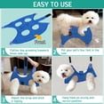 thumbnail image 3 of ZALALOVA Dog Grooming Hammock, Small Dogs Hanging Harness Holder Hanger for Nail Clipping,Nail Trimming Hammock,Dog Sling Restraint for Claw Care, 3 of 7