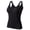Black, variant on MOJOGO Summer Lace Undershirts for Women V Neck Tank Tops with Built in Bra Strenchy Rib Knitted Tops for Everyday Wear Purple Free Size