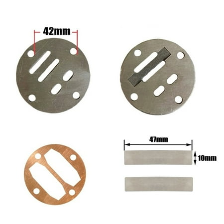 

Goodhd Piston Air Compressor Cylinder Valve Plate Hole to Hole 42mm Air Pump Fitting