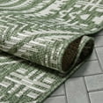 thumbnail image 7 of Well Woven Medusa Khalo Modern Moroccan Green 2'7" x 9'10" Runner Indoor Outdoor Rug, 7 of 7