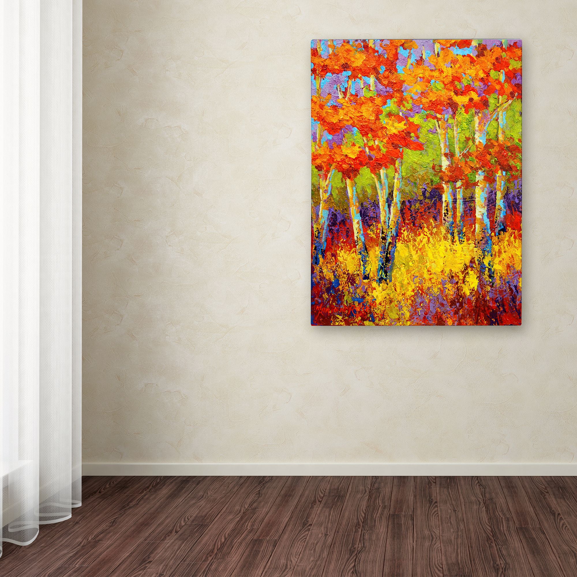 Trademark Fine Art 'Evening Glow' Canvas Art by Marion Rose