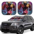 thumbnail image 1 of Vsdgher Cartoon Big-Eyed Dog Print Car Windshield Sun Shade, Reflective Sunshade Window Sunshade Sun Visor Protector Fit for Cars,Trucks,SUVs-Small, 1 of 6