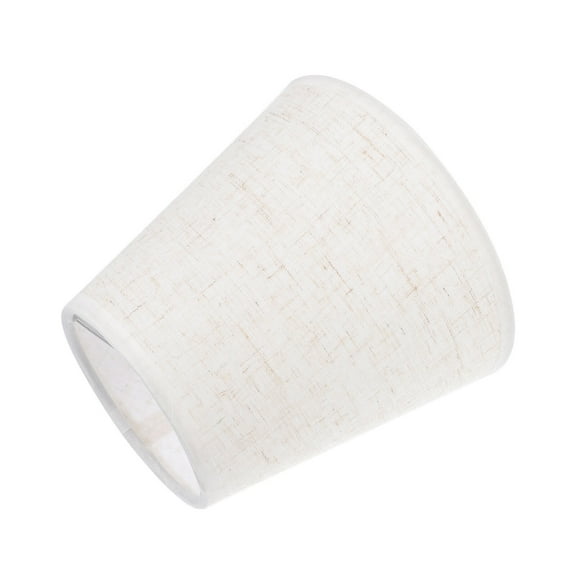 NIAIZEK 1Set White Cloth Drum Lampshade with Bulb Clip Light Cover for Wall Floor Lamps