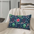 thumbnail image 5 of Sikiie Christmas Print Plush Pillow Cover, Wrinkle-proof and Stain-resistant Pillow Protector without Pillow Core, Home Decoration-20"x30", 5 of 6