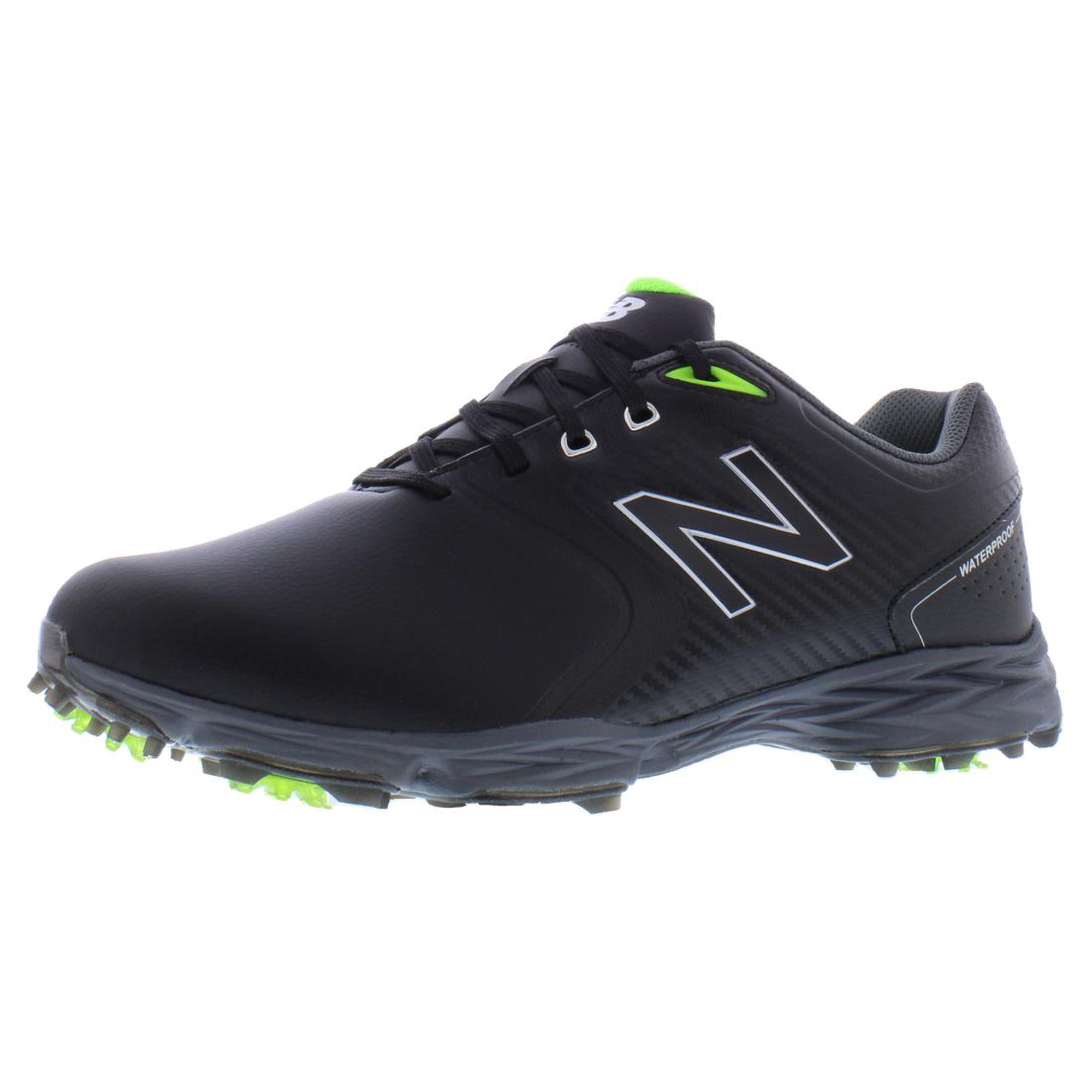 New Balance Striker V2 Wide 2E Mens Shoes Size 11.5, Color: Black/Lime