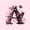 Pink A, variant on Erosebridal Floral Monogrammed H Twin Quilt Set, Pink Damask Twin Coverlet Set, 2-Piece