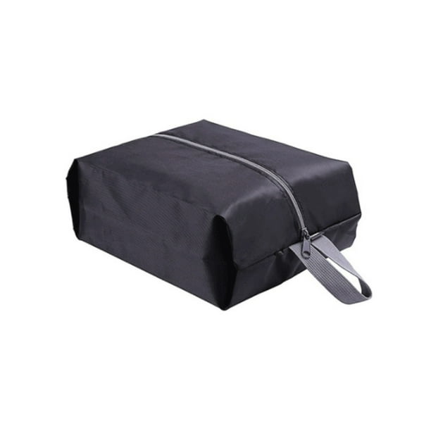 Bewildely Bolsa de zapatos de viaje, tela Oxford, impermeable, a prueba de polvo, almacenamiento de zapatos, bolsa con cremallera, bolsillo portátil para Almacenamiento y organización del hogar L Bewildely HA067284-02
