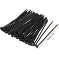 thumbnail image 2 of 4-Inch 0.12-Inch Width Black Self-Locking Zip Ties Nylon Cable Ties Wraps 100 Pack, 2 of 5