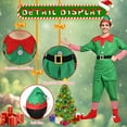 thumbnail image 4 of Alaiyaky Christmas Elf Costume Unisex Carnival Cosplay Outfit Accessory Unisex Fancy Dress Halloween Party, 4 of 6