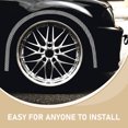 thumbnail image 4 of KAKOWELY car wheel eyebrow strip 2pcs Universal Car Wheel Eyebrow Strip Vehicle Wheel Arch Trim Anti Scratch Wheel Header Protection Pad Car Accessories for Most Vehicle, 4 of 5