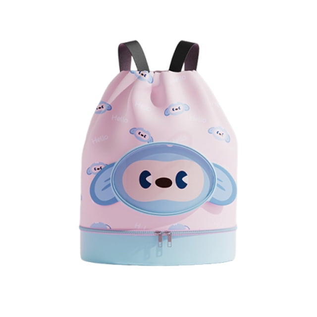 Bolsa impermeable con dibujos animados de verano, con compartimento para zapatos, para guardar trajes de baño, de viaje, para playa, para nadar al hombro.