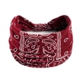 thumbnail image 5 of Boho Headbands For Women Fashion Stretch Wide Hair Bands Knot Turban Head Bands Yoga Running Sweatband Elastic Headband Stylish Wrap Headbands Hair Accessories For Teen Girls, 5 of 5