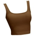 thumbnail image 5 of Razzly Animal Print Tops for Women Shirt Pack 3x Workout Shirts Camisoles for Women Fitted Shirt Women plus Size Workout Top Shirts with Lace for Women Sequin Too Adjustable Tops for Women(Coffee,M), 5 of 7