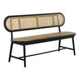 thumbnail image 1 of Brant House 34x63" Modern Wood Rori Living Room Bench in Black, 1 of 7