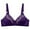 Purple, variant on Bigersell T-Shirt Bras for Women Sale Sleeping Bras for Women Sport Bra Style B845 V-Neck Convertible Bras Hook and Eye Bra Closure Tall Size Longline Bras for Women Black 42