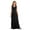 Black, variant on inhzoy Beaded Ruched Chiffon Junior Bridesmaid Long Dress Sleeveless Flower Girl Maxi Dress Party Ball Gown Blue 14