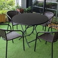 thumbnail image 3 of Polyester Round Table Cloth Table 27.5-33.5 Wipeable Table Cover Easy, 3 of 8