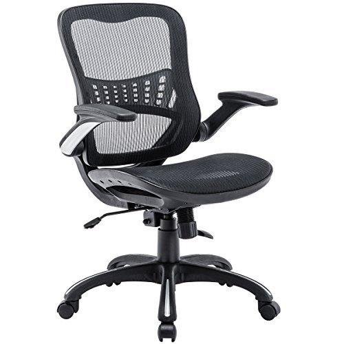 Kerms Ergonomic Adjustable Swivel Office Chair Lumbar Support
